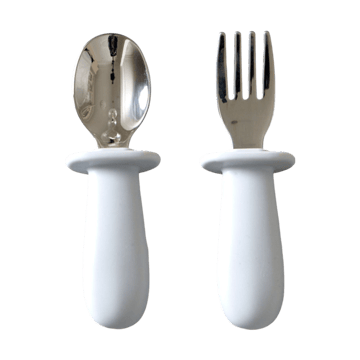 Baby cutlery set 2 pieces - Glacier grey - Jack o Juno