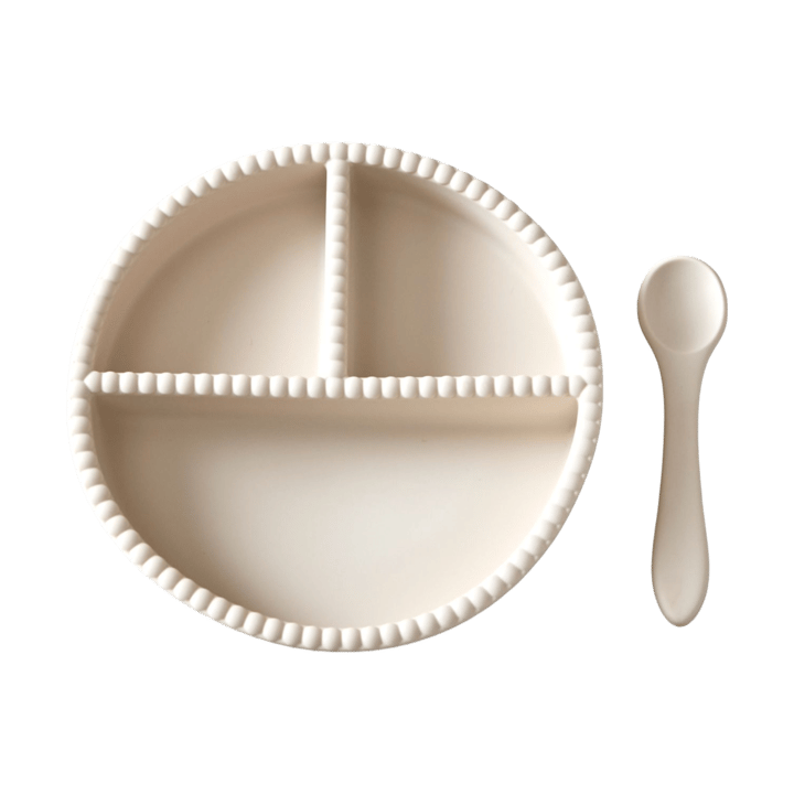 Little Bubble children's dinner set, 2 pieces - Cream - Jack o Juno