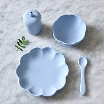 Little Poppy children's dinner set 4 pieces - Pale blue - Jack o Juno