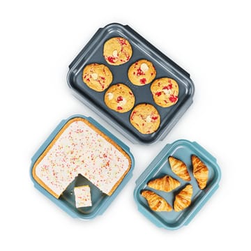 Nest bake baking pan 3 pieces - Blue - Joseph Joseph