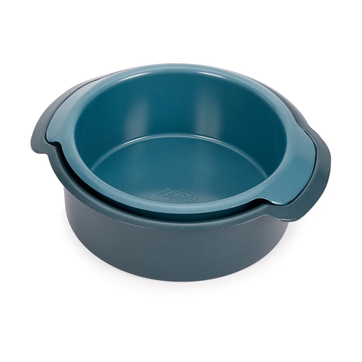 Nest Bake round baking pan 2-piece set - Blue - Joseph Joseph