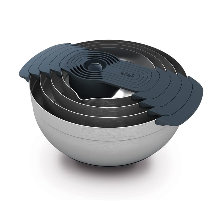 Nest Bowl Set 9 Pieces - Stainless steel - Joseph Joseph