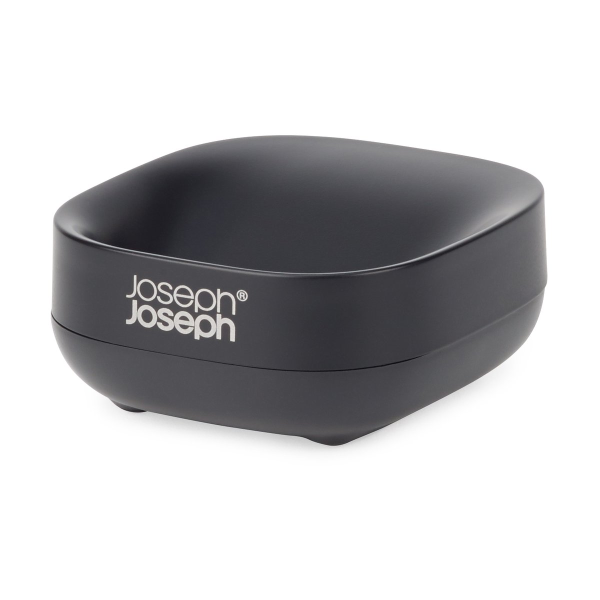 Joseph Joseph Slim compact soap dish 8.4 cm Black