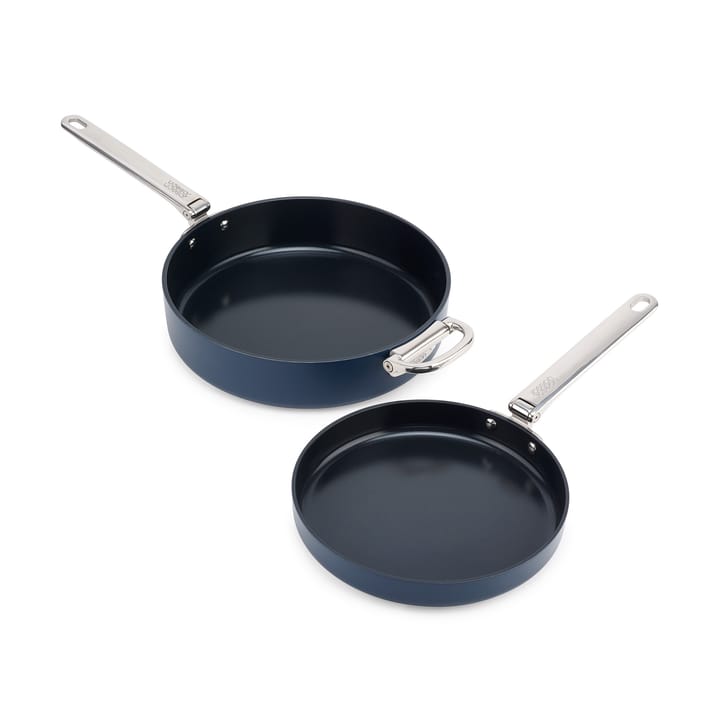 Space non-stick frying pan 2 pieces - Blue - Joseph Joseph