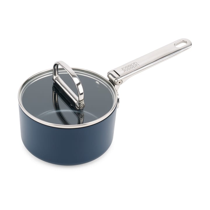 Space non-stick saucepan with lid Ø15 cm - Blue - Joseph Joseph