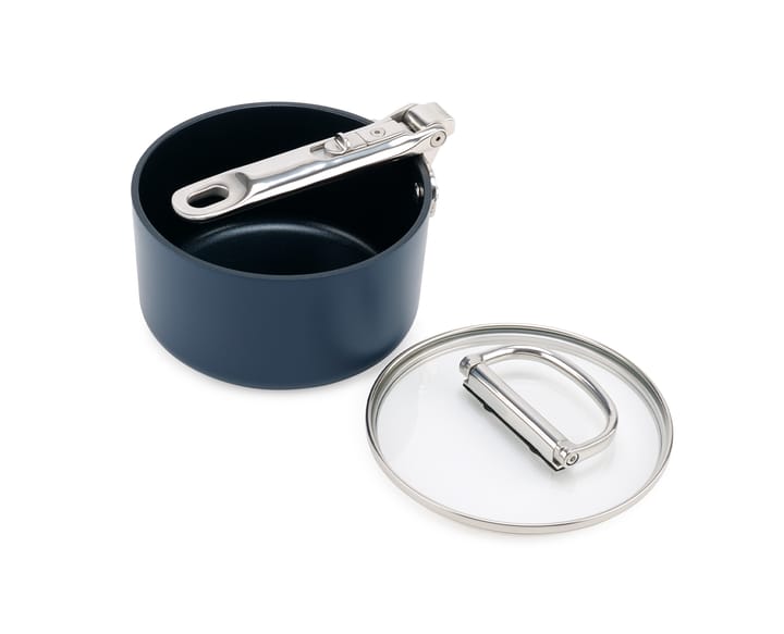 Space non-stick saucepan with lid Ø15 cm, Blue Joseph Joseph