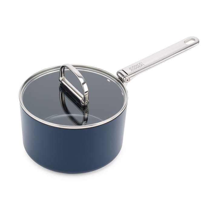 Space non-stick saucepan with lid Ø19 cm - Blue - Joseph Joseph