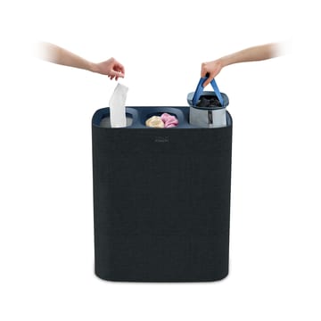 Tota Trio laundry basket 90 L - Black - Joseph Joseph