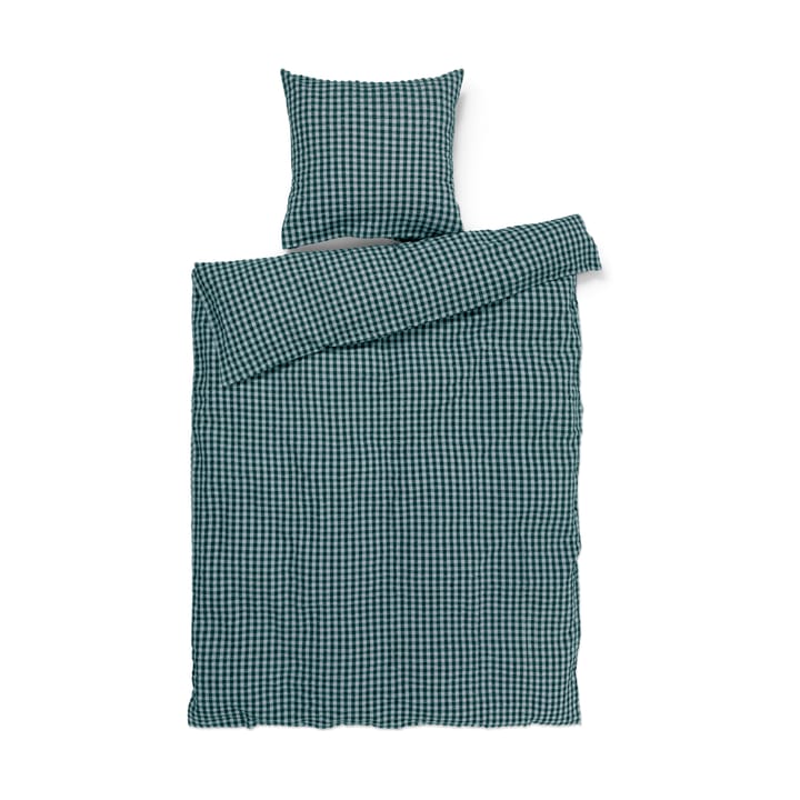 Bæk&Bølge bed set 150x210 cm - Green-light blue - Juna