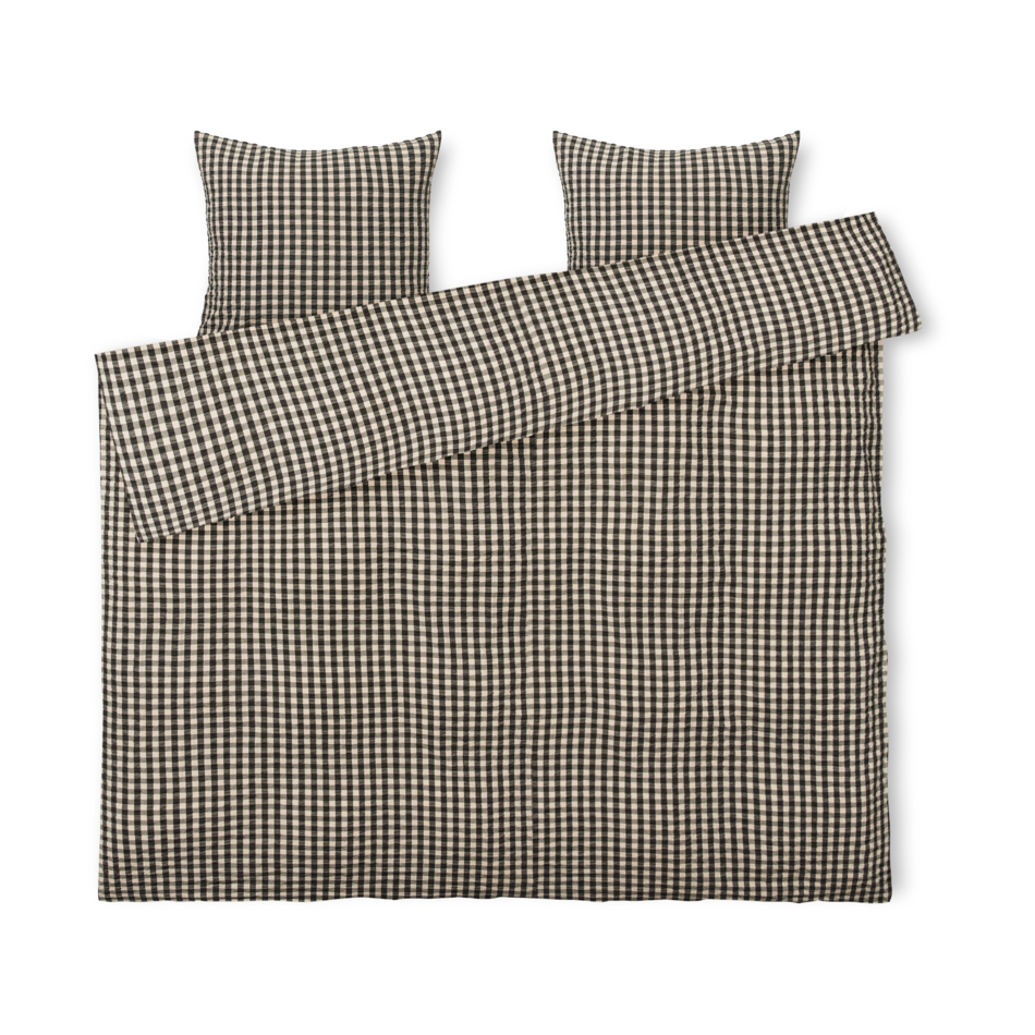 Juna Bæk&Bølge bed set 220x220 cm Black sand