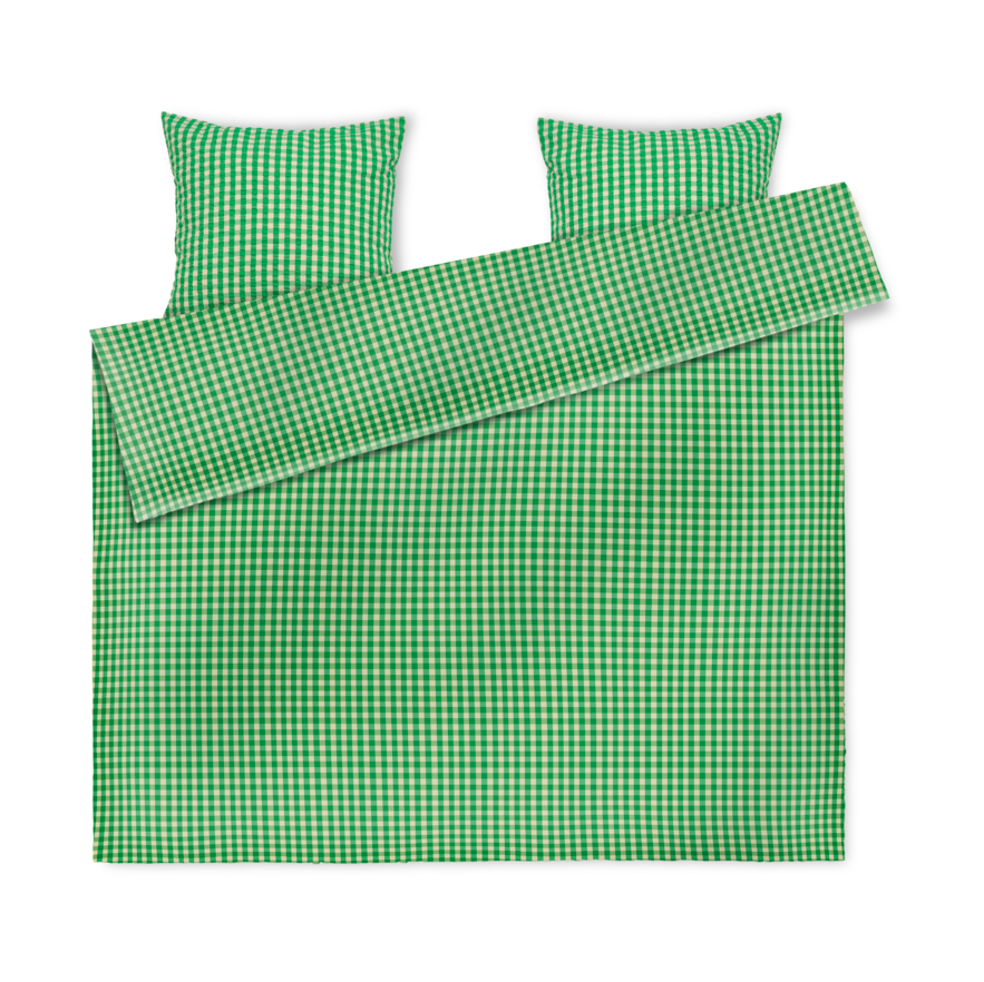 Juna Bæk&Bølge bed set 220x220 cm Green sand