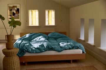 Bæk&Bølge bedding set 140x200 cm - Green-Light Blue - Juna