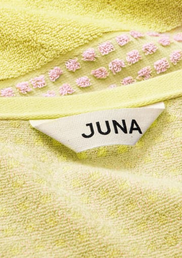 Check towel 50x100 cm - Yellow-pink - Juna