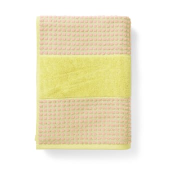 Check towel 70x140 cm - Yellow-pink - Juna