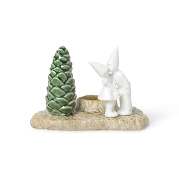 Christmas Tales candle sticks - Christmas kiss 12 cm - White - Kähler