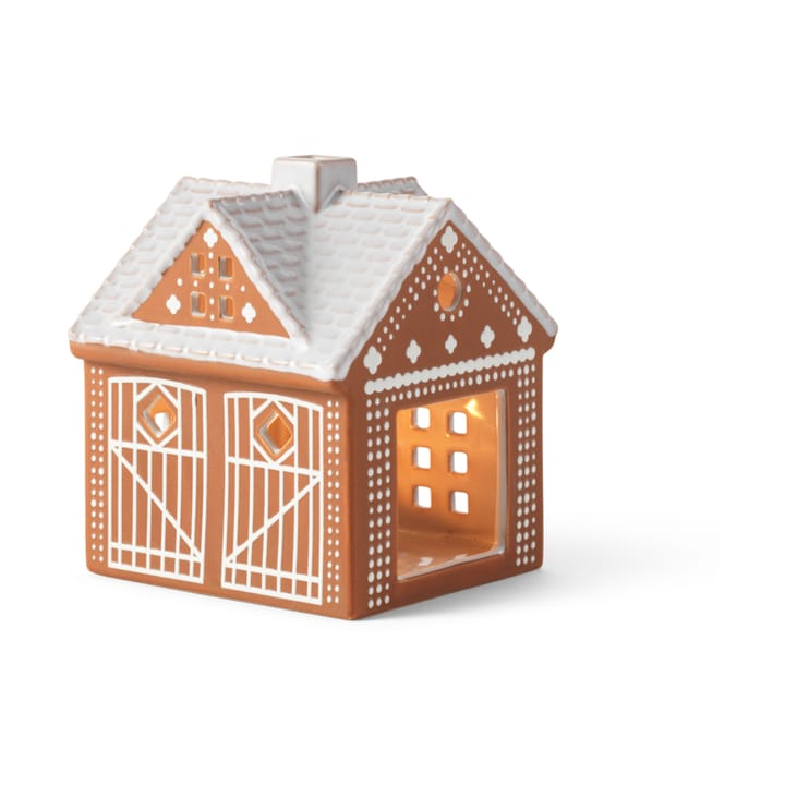 Gingerbread candle house - Christmas barn 11.5 cm - Kähler