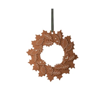 Gingerbread Christmas wreath Ø18.5 cm - Brown - Kähler