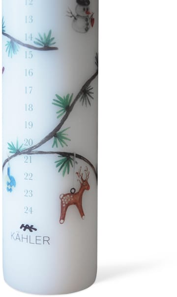 Hammershøi Christmas Advent candle Ø5 cm - 2024 - Kähler