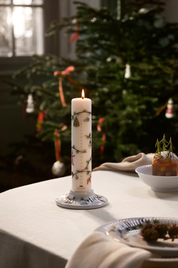 Hammershøi Christmas Advent candle Ø5 cm - 2024 - Kähler