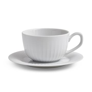 Hammershøi cup with saucer - white - Kähler