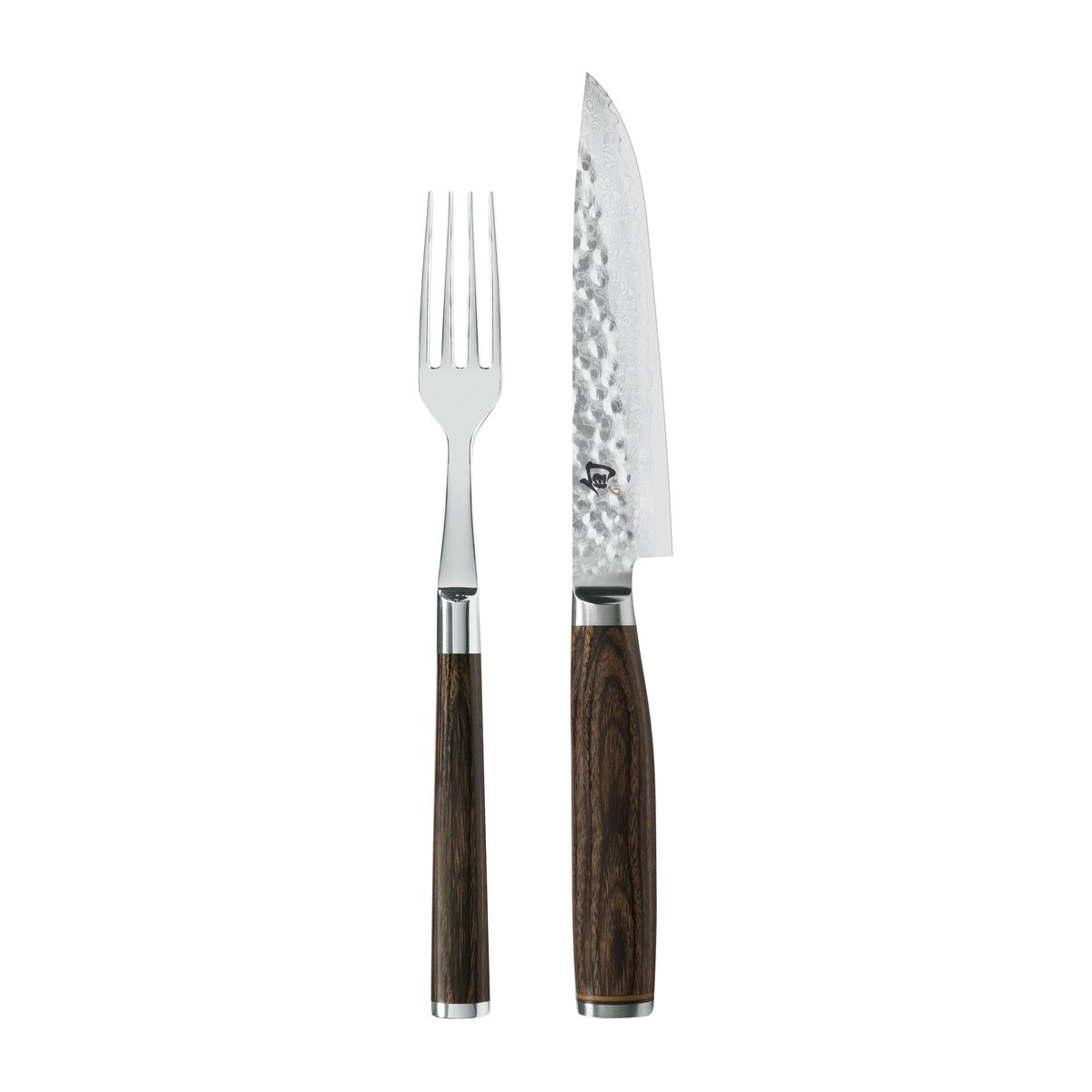 KAI Kai Shun Premier knife & fork set Chrome-brown