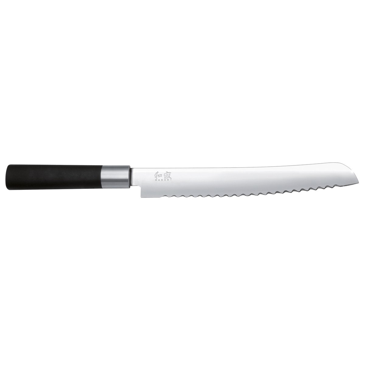 KAI Kai Wasabi Black bread knife 23 cm | Scandinavian Design | Bread knives | Silver-coloured