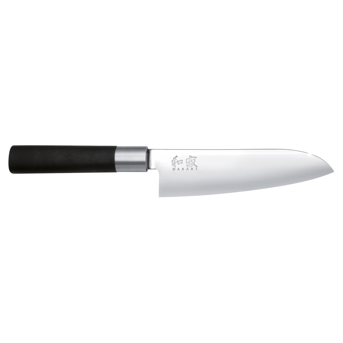 KAI Kai Wasabi Black santoku knife 16,5 cm | Scandinavian Design | Santoku knives | Silver-coloured