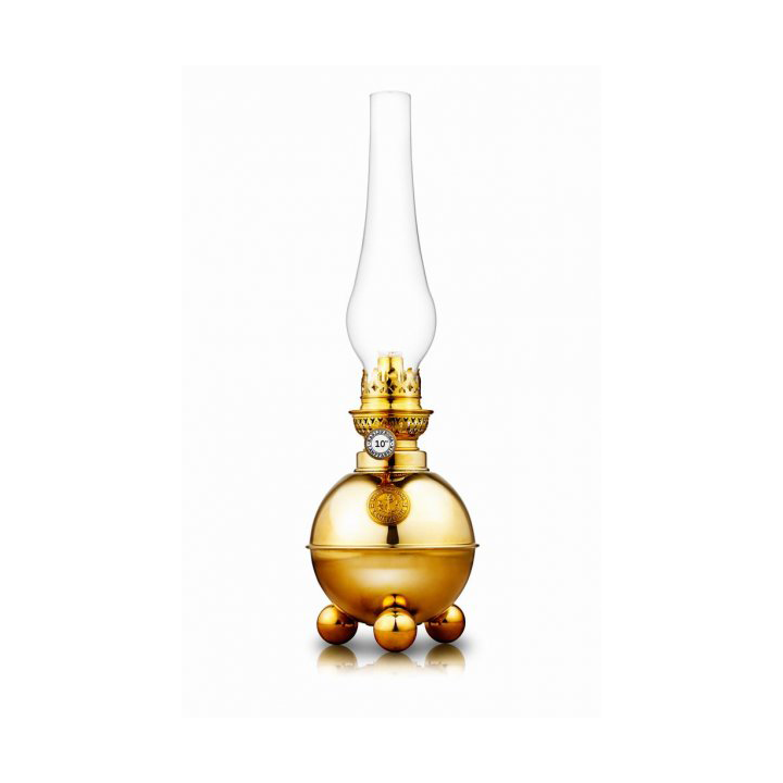 Karlskrona Lampfabrik Dragsö Kerosene Lamp 38 cm Brass