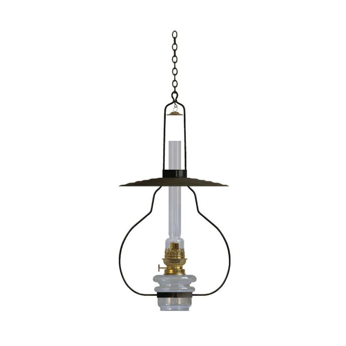 Karlskrona Lampfabrik Lyckeby kerosene lamp 61 cm Black