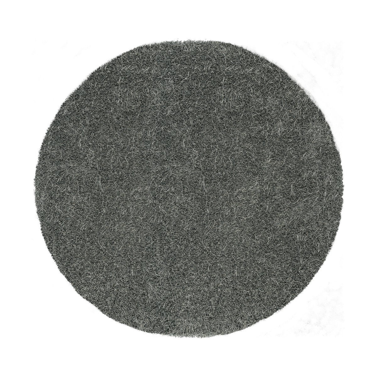 Kasthall Moss Rug round Nickel grey 300 cm