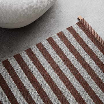 Narrow Stripe Icon hallway runner - Red clay 240x85 cm - Kasthall