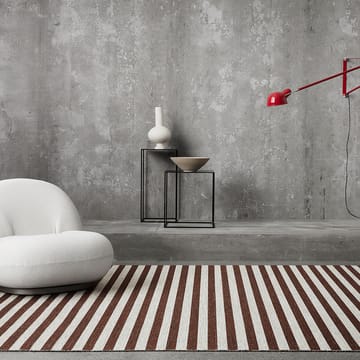 Narrow Stripe Icon hallway runner - Red clay 240x85 cm - Kasthall