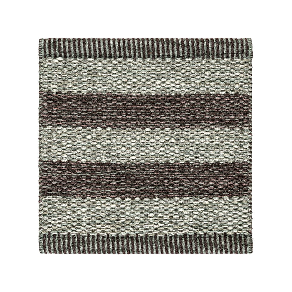 Kasthall Narrow Stripe Icon hallway runner Silver plum 240x85 cm