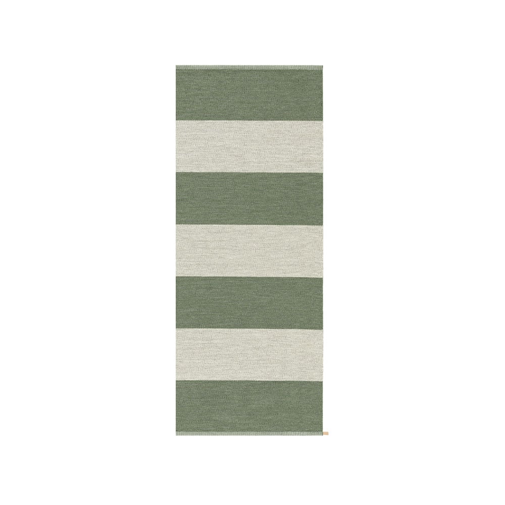 Kasthall Wide Stripe Icon hallway runner Grey pear 200x85 cm