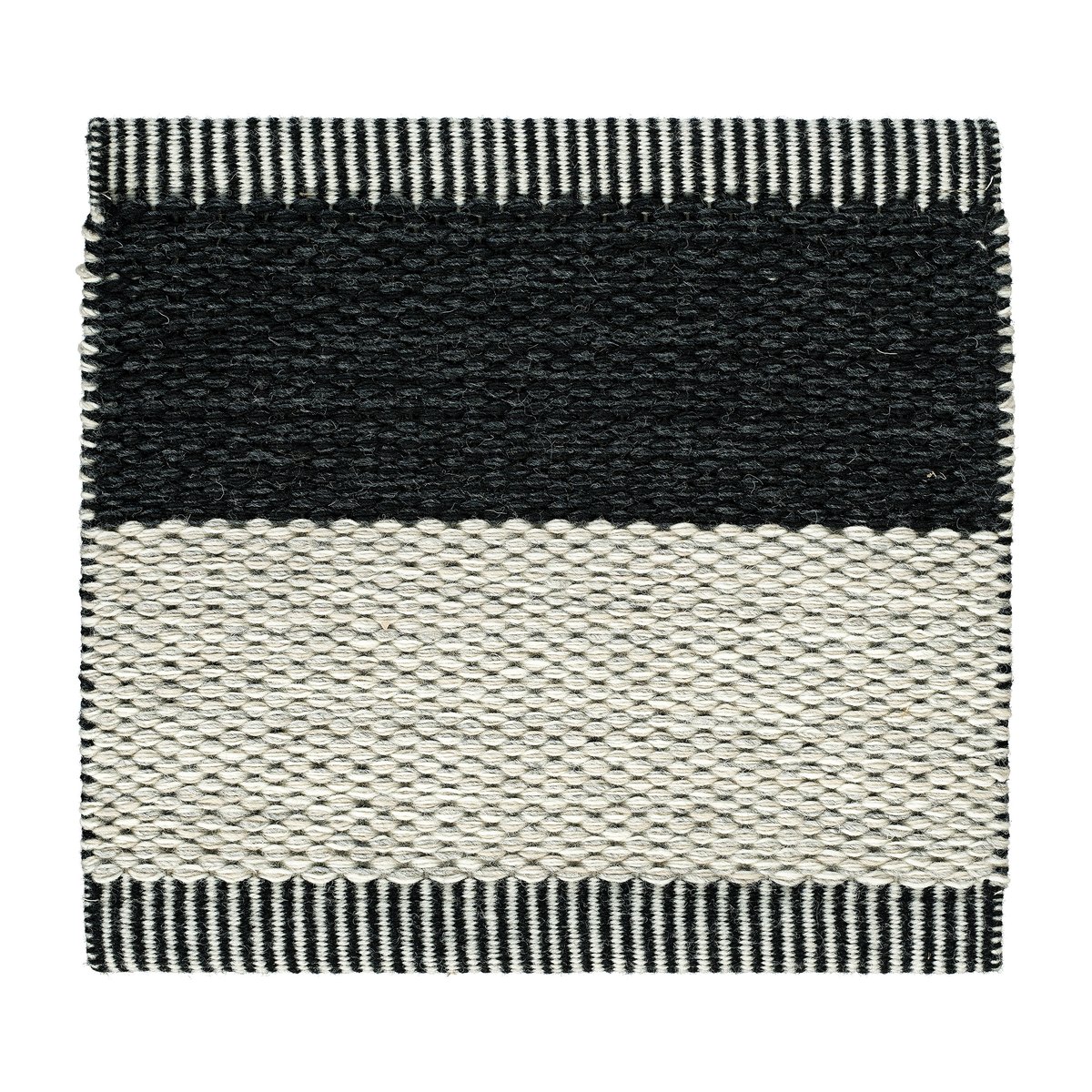 Kasthall Wide Stripe Icon rug 85x240 cm Midnight black