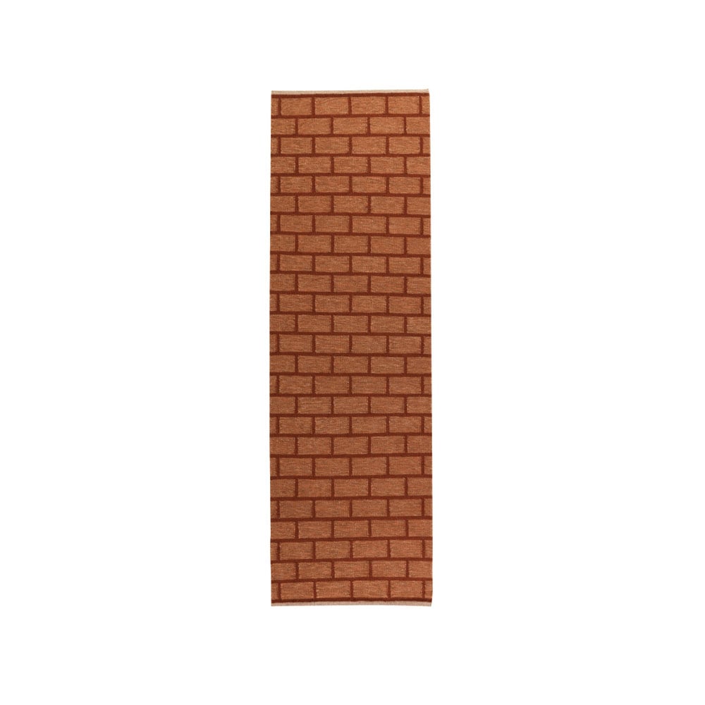 Kateha Brick hallway runner Rust, 80x250 cm