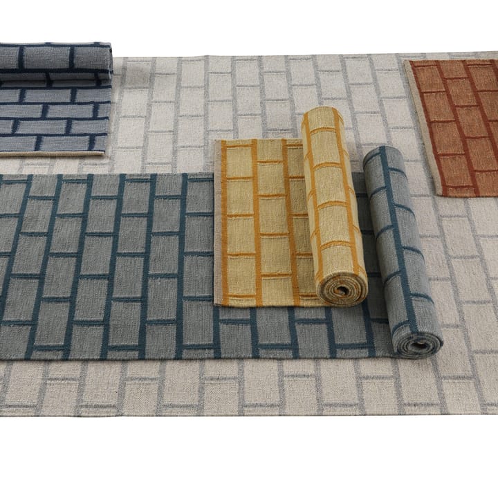 Brick rug, Blue, 170x240 cm Kateha