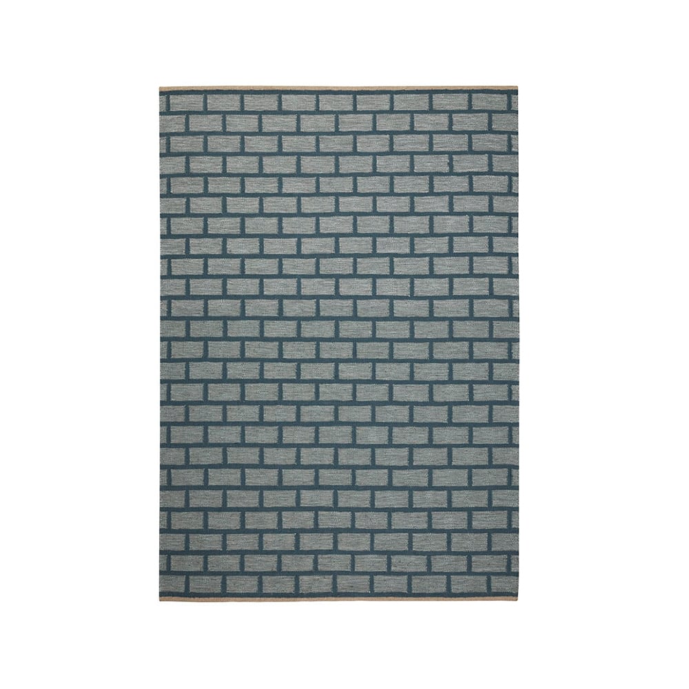 Kateha Brick rug Green, 170x240 cm