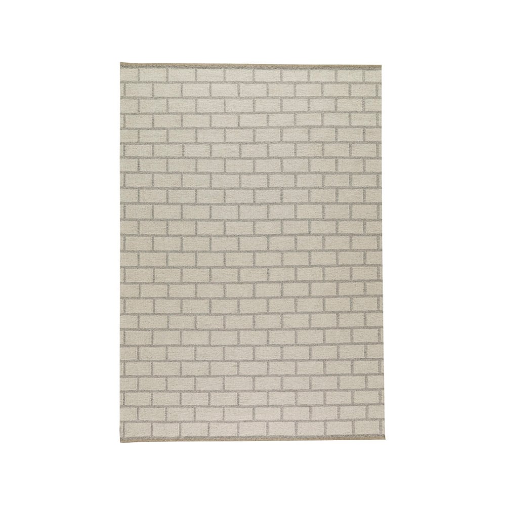 Kateha Brick rug Light grey, 170x240 cm