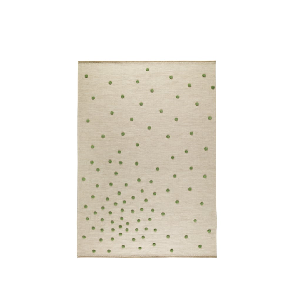 Kateha Bula Rug White/green, 170x240 cm