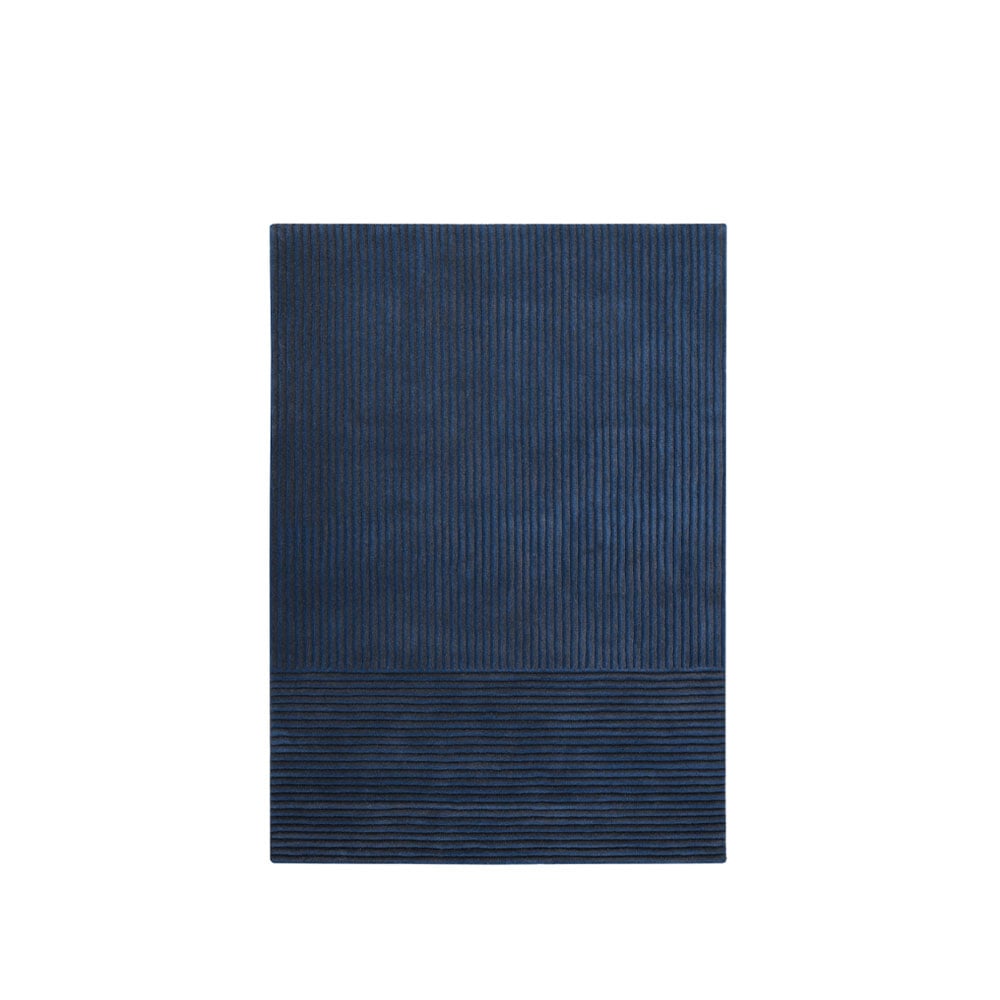 Kateha Dunes Straight rug Blue, 170x240 cm