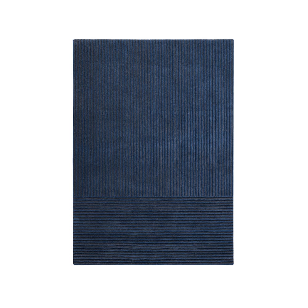 Kateha Dunes Straight rug Blue, 200x300 cm