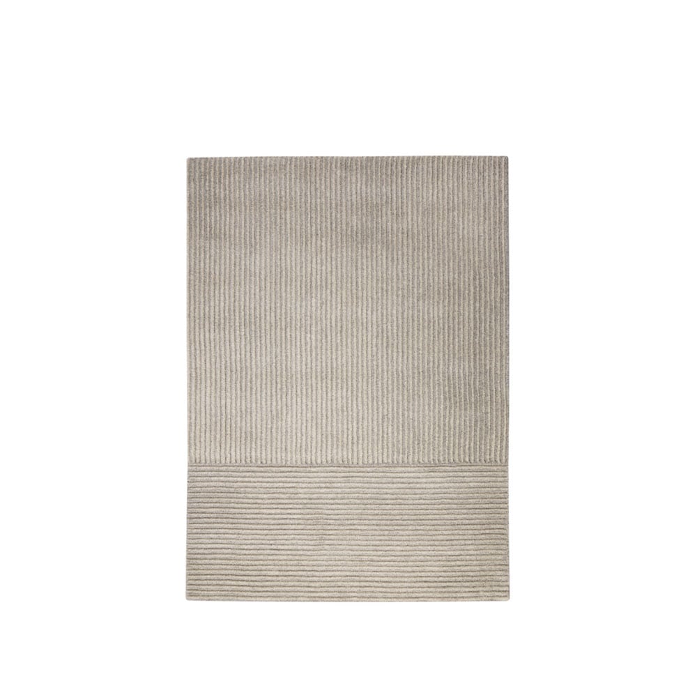 Kateha Dunes Straight rug Light grey, 170x240 cm