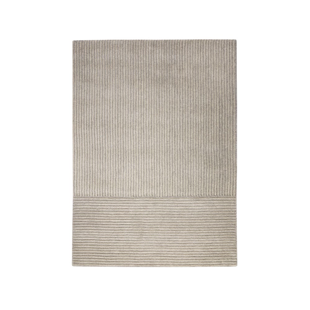 Kateha Dunes Straight rug Light grey, 200x300 cm