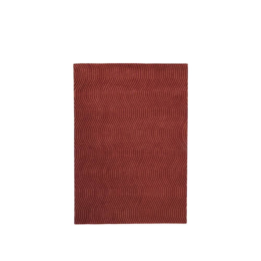 Kateha Dunes Wave rug Dusty red, 170x240 cm