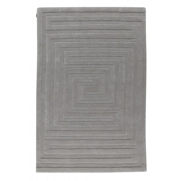 Kateha Mini-labyrinth children's rug. 120x180 cm silver grey (grey)