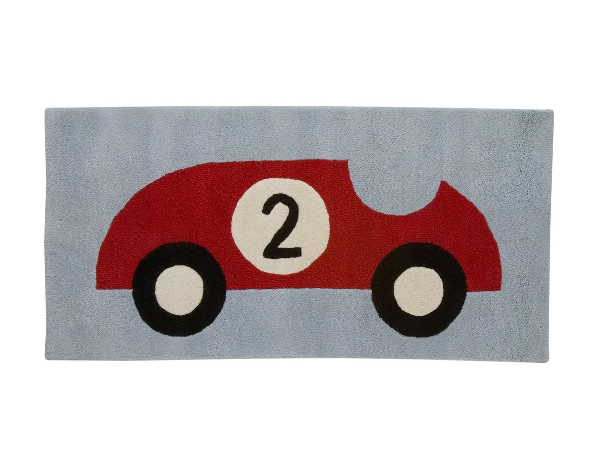 Kateha Rally rug light blue rug