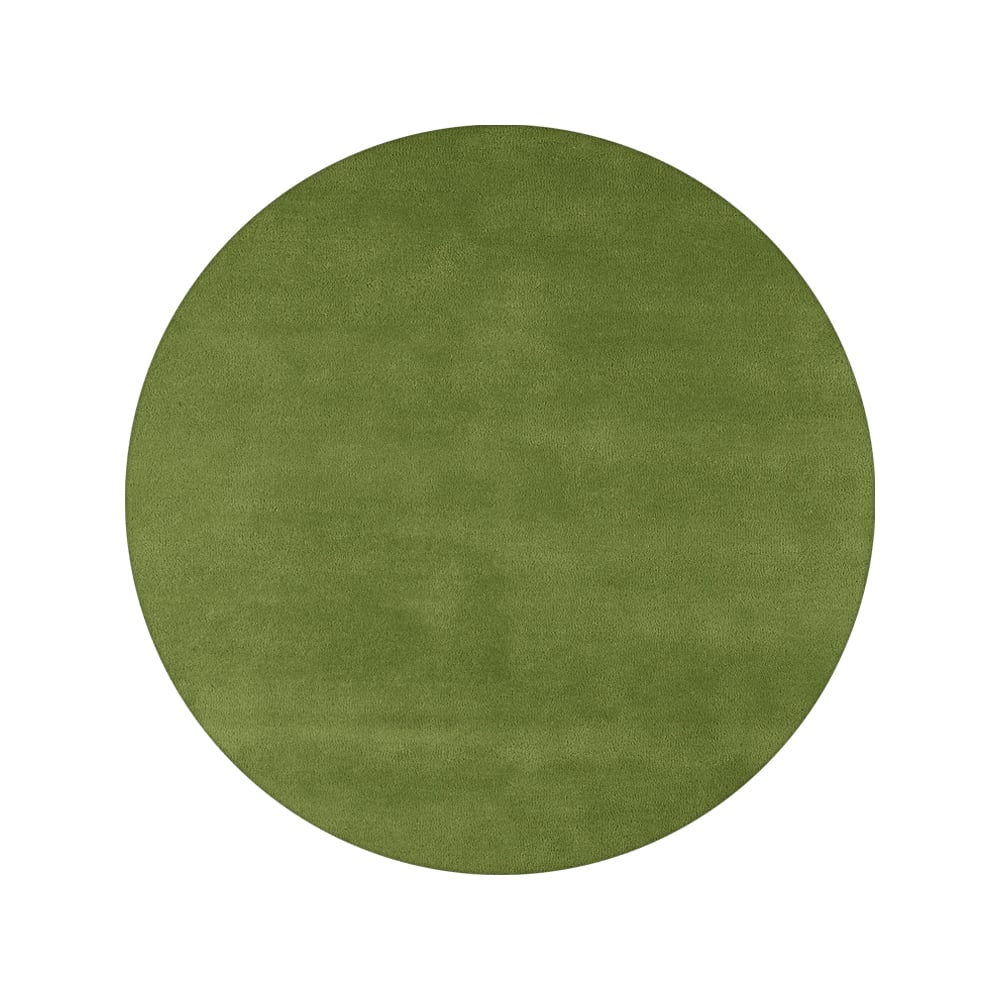 Kateha Sencillo rug round Green, 220 cm