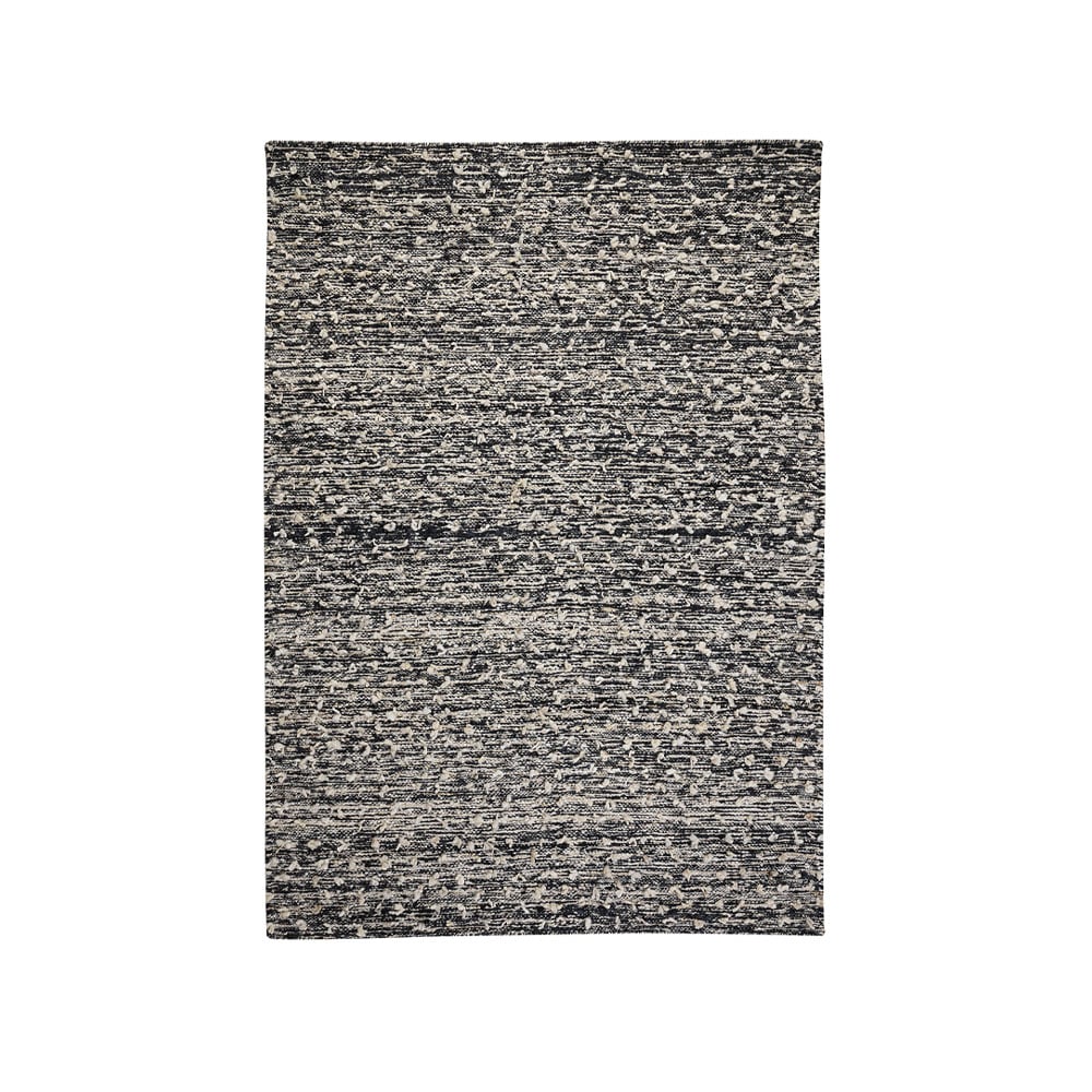 Kateha Woolly rug Black/white, 200x300 cm