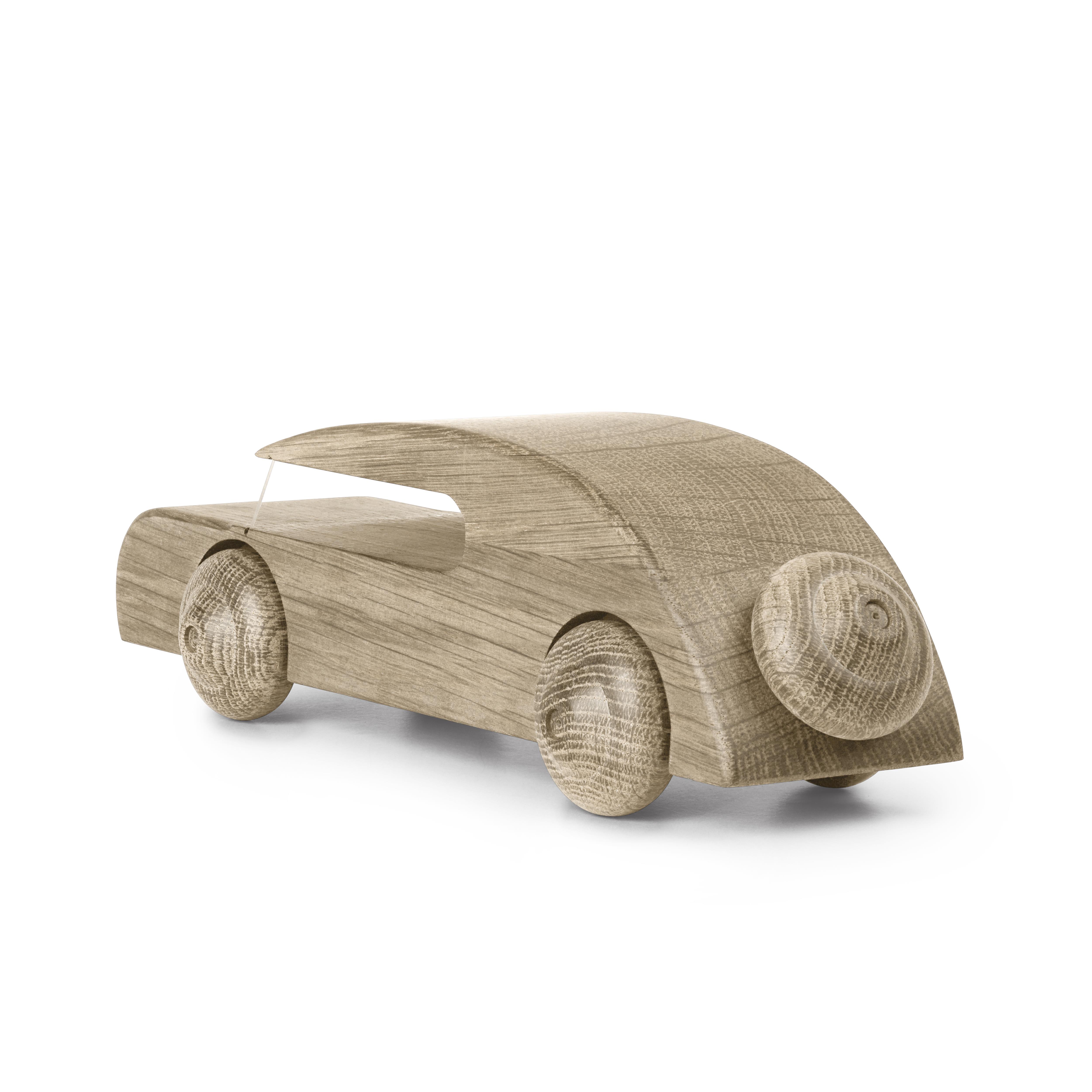 Kay Bojesen car, untreated oak and maple